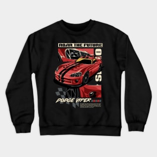 Dodge Viper Roar The Future Crewneck Sweatshirt